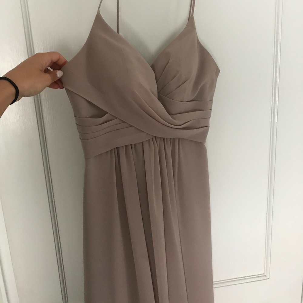 Worn once dusty rose bridesmaid gown